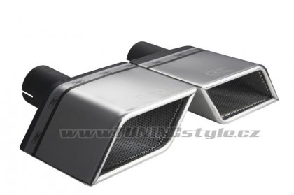 Koncovka výfuku jednoduchá levá ULTER SPORT 175x70mm
