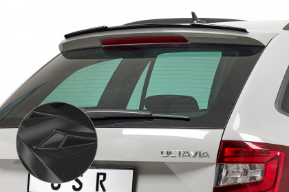 Křídlo, spoiler střešní CSR -  Škoda Octavia III (Typ 5E) RS Combi carbon look lesklý