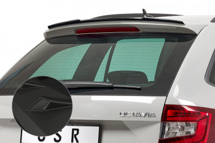 Křídlo, spoiler střešní CSR -  Škoda Octavia III (Typ 5E) RS Combi carbon look matný