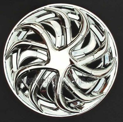 Kryty kol - poklice CHROM-look 13 SPINNING paprsky