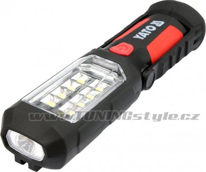 Lampa montážní 8+1 LED, hák+magnet