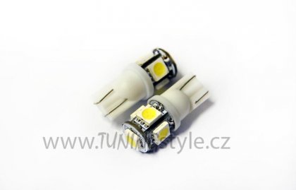 LED žárovka bílá Vertex T10 Canbus 5050 5SMD