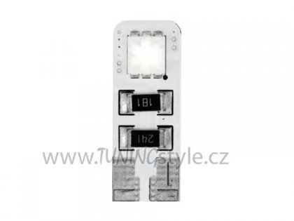 LED žárovka T10 poziční 2 SMD LED bílá