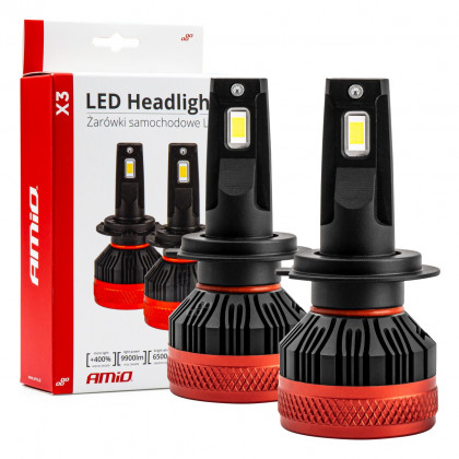 LED žárovky hlavního svícení X3 Series H7 AMiO