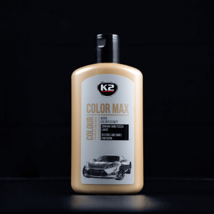 Leštěnka barevná s voskem K2 250ml - stříbrná