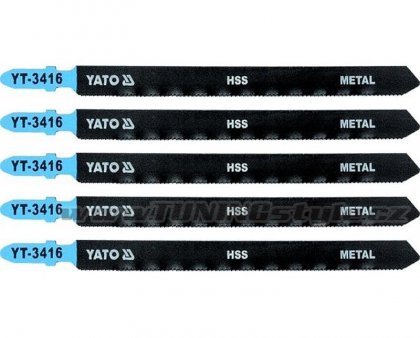 List pilový do přímočaré pily 130 mm na kov TPI21 5 ks