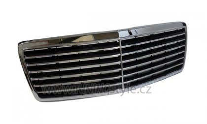 Maska bez znaku Mercedes-Benz S W140 91- S600 look chrom