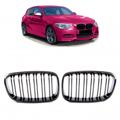 Maska - ledvinky BMW 1 (F20, F21) M style 2011-2015 - černé lesklé