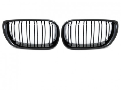 Maska - ledvinky BMW 3 BMW E46 01-05 Sedan/Touring M style černé lesklé