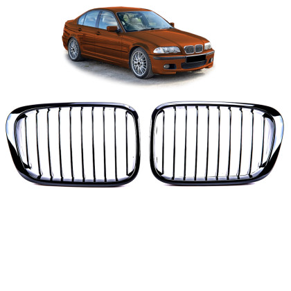 Maska - ledvinky BMW 3 (E46) 1998-2001 - černé lesklé