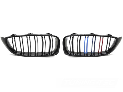 Maska - ledvinky BMW F32 / F33 / F36  2013-2020 M style - tri colour