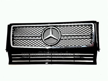 Maska Mercedes-Benz G W463 90-12 G65 AMG Look  Piano Black Edition