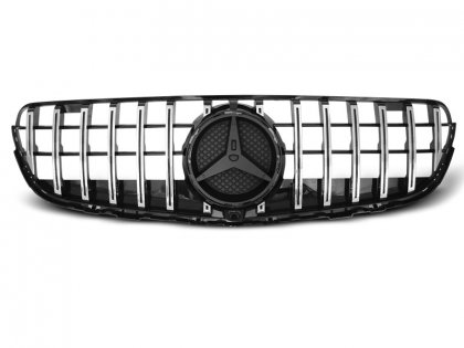 Maska Mercedes-Benz GLC W253 15- chrom černá GT-R look
