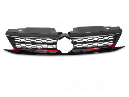 Maska pro VW JETTA  2014-2018 GLi style - černá lesklá