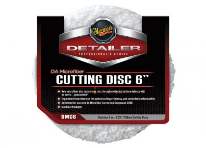 Meguiar's DA Microfiber Cutting Disc 6&quot; - lešticí mikrovláknový kotouč, 6palcový (2 kusy)