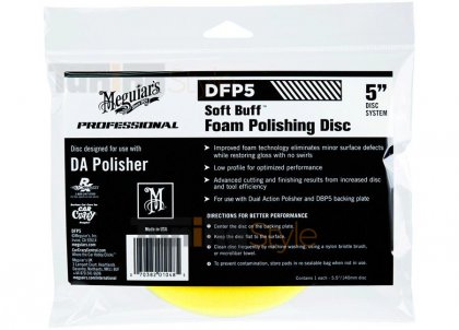 Meguiar's Soft Buff DA Foam Polishing Disc 5″ - lešticí kotouč pro DA leštičku 5&quot;