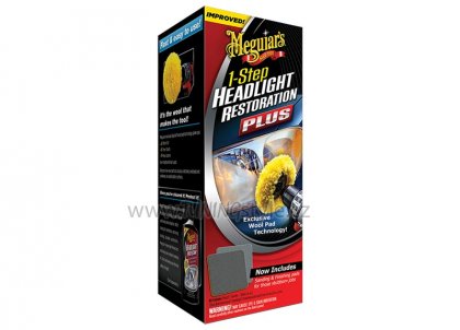Meguiars sada na oživení skel světlometů One Step Headlight Restoration Kit