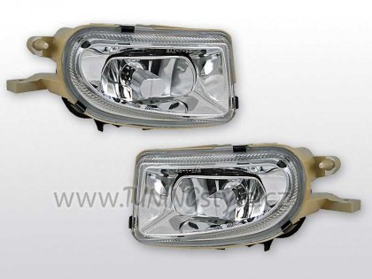 Mlhová světla přední Mercede-Benz W210/CLK/SLK chromová