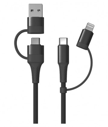 Multikabel USB C-USB C iOs USB A FullLINK 100cm UC-15