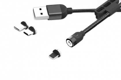 Multikabel USB Lightning/USB C/micro USB 100cm UC-08