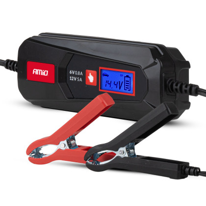 Nabíječka digitální LEAD ACID LFP MAX 5A 6/12V AMIO-04522