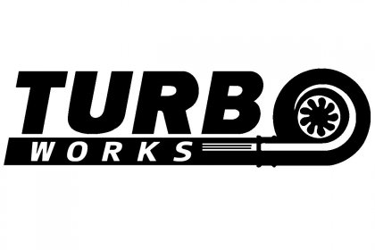 Naklejka TurboWorks Czarna
