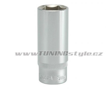 Nástavec 3/8" šetihranný hluboký 19mm