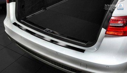 Nerezová ochranná lišta zadního nárazníku Audi A6 C7 Avant Grafitová 2011-