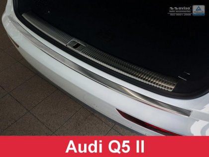 Nerezová ochranná lišta zadního nárazníku Audi Q5 II 2016-