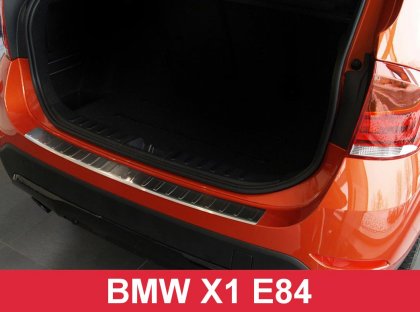 Nerezová ochranná lišta zadního nárazníku BMW X1/E84 2009-2012