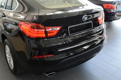 Nerezová ochranná lišta zadního nárazníku BMW X4/F26 2014-