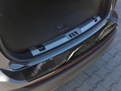 Nerezová ochranná lišta zadního nárazníku Ford Edge 14- grafitová