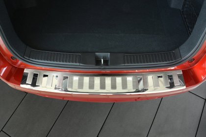 Nerezová ochranná lišta zadního nárazníku Honda Civic IX 14-16 Tourer (kombi)