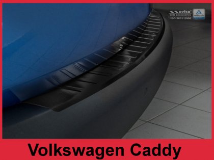 Nerezová ochranná lišta zadního nárazníku VW Caddy II 2K 03-16