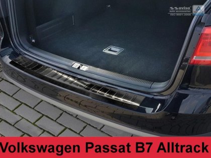 Nerezová ochranná lišta zadního nárazníku VW PASSAT B7 AllTrack grafitová 2012-2014