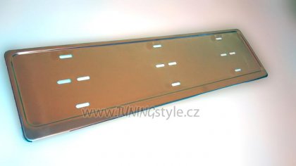 Nerezová podložka pod SPZ