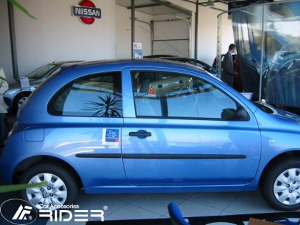 Ochranné lišty dveří - Nissan Micra 3dv. 03- htb