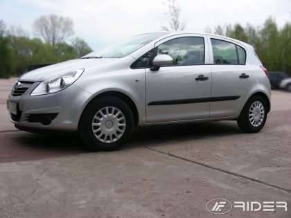 Ochranné lišty dveří - Opel Corsa D 5dv. 06- htb