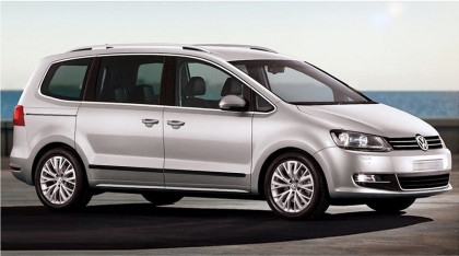 Ochranné lišty dveří - VW Sharan 2010-