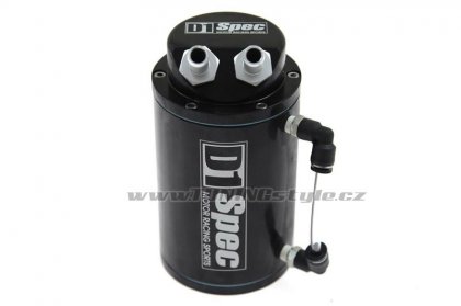 OIL CATCH TANK D1 SPEC 15mm BLACK