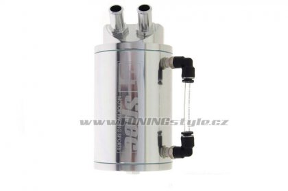 OIL CATCH TANK D1 SPEC 15mm SILVER