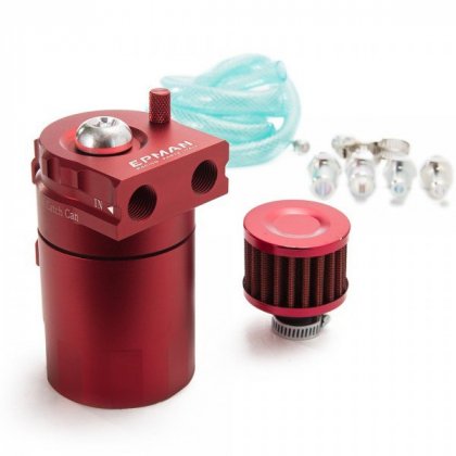 Oil catch tank Epman PRO Red 10,15 mm