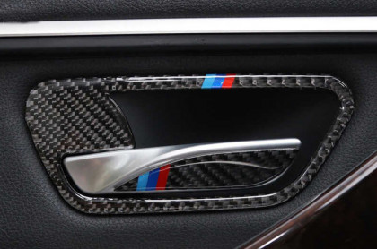 Okleina carbonowa klamek wewnętrznych BMW F30 F34 M Look 13-17