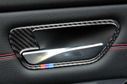 Okleina carbonowa ramki klamek drzwi BMW F30 F34