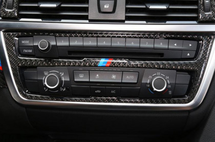 Okleina carbonowa sterowania radia i klimatyzacji BMW F30 F34