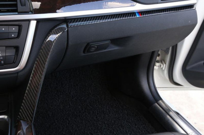 Okleina carbonowa tunelu przedniego bocznego BMW F30 F34