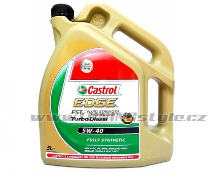 Olej motorový Castrol EDGE Turbo Diesel 5W-40 5L