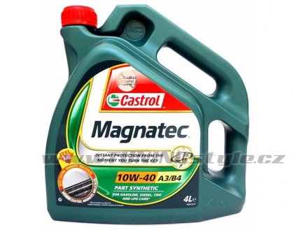 Olej motorový Castrol magnatec 10W-40 4L A3/B4