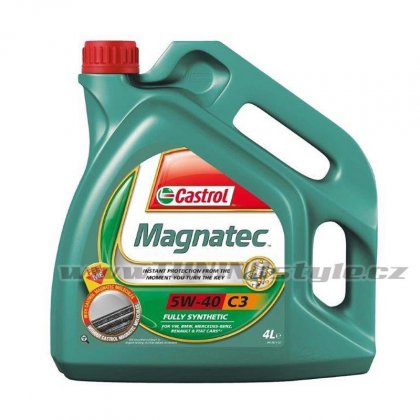 Olej motorový Castrol magnatec 5W-40 4L C3