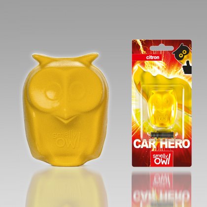 Osvěžovač vzduch SMELLY OWL - Citron